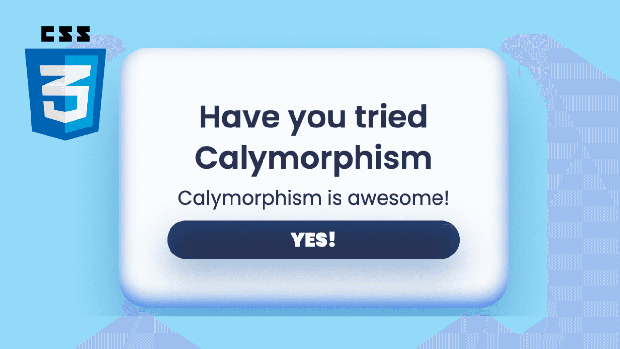 Create Claymorphism Using CSS