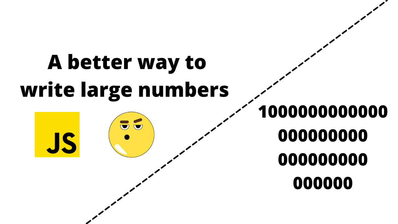 A better way to write large numbers - Daily JavaScript Tips #9