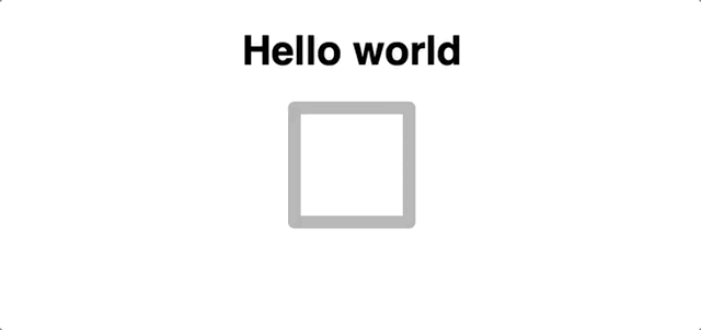 Animate Checkbox in React