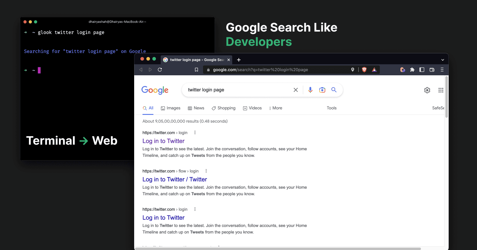 How to Google Search from the terminal?